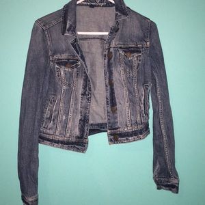 American Eagle crop jean jacket